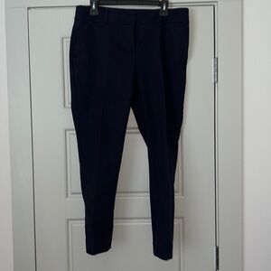 LOFT navy blue pants‎ Waist 17” skinny ankle length
